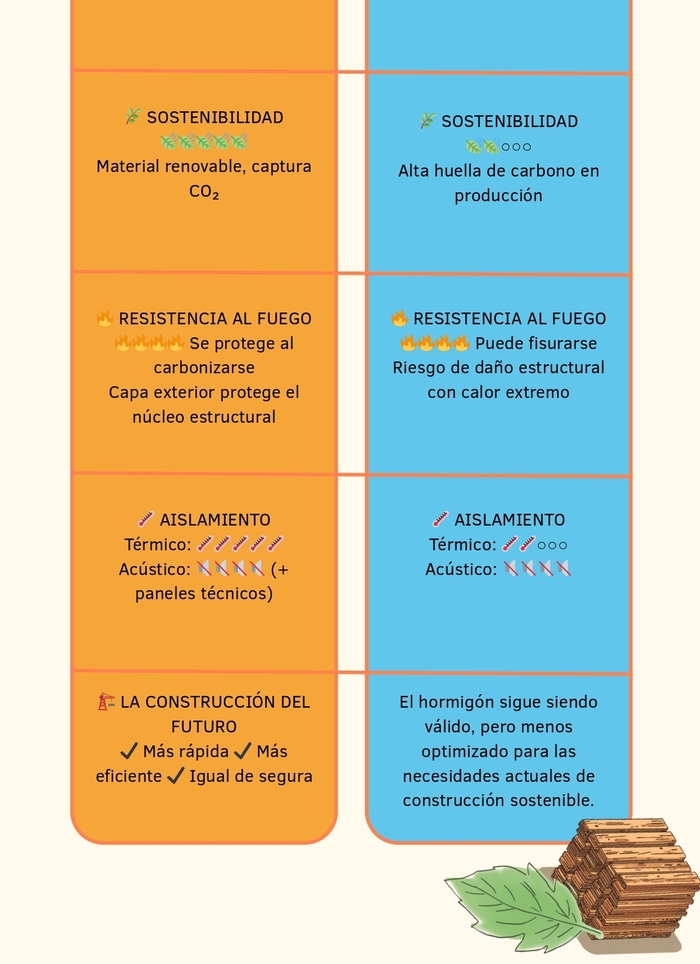 comparativa de proceso constructivo de estructura de madera con proceso tradicional de construcción