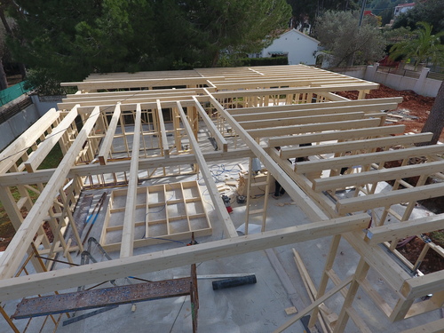 estructura de madera